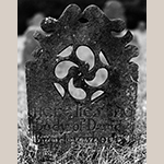 Fig. 56: Gravestone of David Byerley, Pilgrim Reformed Church Graveyard, Lexington, Davidson Co., NC. MESDA Object Database file G-252.