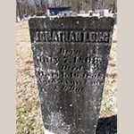 Fig. 94: Gravestone of Jonathan Long, ca. 1858, Midway United Methodist Church Cemetery, Davidson Co., NC. Photograph courtesy of www.findagrave.com.