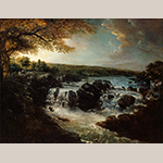 Fig. 3: “A View of the Great Falls of the Potomac” by George Beck, 1797, Philadelphia, PA. Oil on canvas, HOA: 44”, WOA: 55-1/4”. Collection of George Washington’s Mount Vernon, Acc. W-2, Gift of Theodore Lyman Jr.