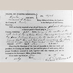 Fig. 29: Warrant entered 27 January 1831 for John C. Burgner’s 640 acres of land in Burke Co., NC.