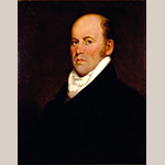 Fig. 14: “Asa Blanchard” by Matthew Harris Jouett, 1817-1820, Lexington, KY. Oil on canvas; HOA: 36-1/16”, WOA: 30-3/4”. The Speed Art Museum, Acc. 2000.1.4.1, Gift of Rowland D. and Eleanor B. Miller, Mr. and Mrs. Owsley Brown II, Steve Wilson and Laura Lee Brown, and John S. Speed; Frame conservation funded by income from the Marguerite Montgomery Baquie Memorial Trust, 2002. Photograph by M.S. Rezny Photography.