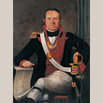 Fig. 3: Portrait of Jacob Sass attributed to Thomas Coram, 1789 or 1805, Charleston, SC. Oil on canvas; HOA: 37-1/8”, WOA: 28-7/16”. German Friendly Society, Charleston, SC. Photograph by Gavin Ashworth, NYC.