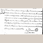 Fig. 2: Emancipation document for Jesse Spencer, 1 January 1803, Frederick Co., VA, Frederick County (Va.) Free Negro and Slave Records, 1795–1871, microfilm, Library of Virginia, Richmond, VA.