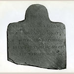 Fig. 6: Grave marker of Priscilla Hemings carved by John Hemmings, 1831, Monticello, Charlottesville, VA. Collection of Monticello and the Thomas Jefferson Foundation.