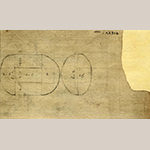 Fig. 25: Sketches for an extension table (recto) by Thomas Jefferson, undated. Coolidge Collection of Thomas Jefferson Papers, Massachusetts Historical Society, Boston, MA.