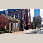 Fig. 9: Henry Clay Law Office, 1803. The property’s address today is 178 North Mill Street, Lexington, KY. Porter Clay’s home and shop can be seen beyond the Presbyterian Church. Photograph by the author.