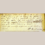 Fig. 16: Record of the excommunication of Porter Clay. First Baptist Church (Frankfort, KY) Records, 1816-1831, Special Collections Manuscript SC-1016, Kentucky Historical Society. Image courtesy of the Kentucky Historical Society, Frankfort, Kentucky.