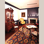 Fig. 7 Edenton Parlor at MESDA; photograph c. 1965-1967. Old Salem Museums and Gardens Photograph Collection, S-496.