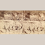 Fig. 25: Kaolin beds in Aiken County, South Carolina by J. A. Palmer, ca. 1875. Stereoview. Private collection.