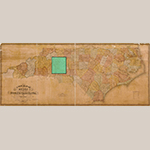 Fig. 2: A new map of the state of North Carolina by Robert H. B. Brazier, 1833, Fayetteville, NC. Ink on paper; HOA: 33-7/8”, WOA: 83-1/16”. Library of Congress, G3980 1833 .B7, Geography and Map Division. Washington, DC.