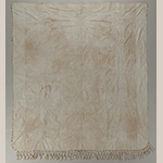 Fig. 12: Whitework coverlet attributed to Elizabeth Perkins Stockton, 1800–1820, Forsyth Co., NC. Cotton; HOA: 83”, WOA: 84”. MESDA, Acc. 3116.2.