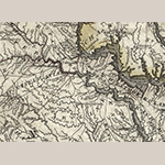 Fig. 2: Detail of highlighted area of map illustrated in Fig. 1 showing Port Royal and Fredericksburg.