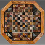 Fig. 5: Tabletop of chess table illustrated in Fig. 3.