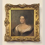 Fig. 9: Jane Gay Robertson Bernard (1795–1852) by Thomas Sully (1783–1872), 1852, Baltimore, MD. Copy of an 1818 portrait by John Vanderlyn (1775–1852). Oil on canvas. Collection of Swem Library, College of William & Mary; Gift of the estate of Frances Lightfoot Robb.