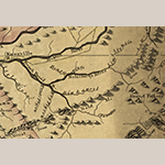 Fig. 5: Detail of the map in Fig. 4 showing the Nolichucky River Valley and Limestone Creek.