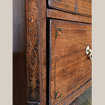 Fig. 65: Detail of inlay on the chest of drawers illustrated in Fig. 64. Photograph courtesy of Anne S. McPherson.