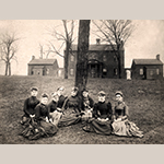 Fig. 7. “East Tennessee Female Institute, 1880s," unknown photographer, 1880–1890, Knoxville, Knox Co., TN. C.M. McClung Historical Collection, 2010-07-06, Knox County Public Library, Knoxville, TN.