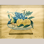 Fig. 9. Theorem by Mary Henly. (1829–1887), 1848, Jonesborough Female Academy, Washington Co., TN. Watercolor, pen and ink on paper. HOA: 11-1/4”, WOA: 13-1/4”. Collection of the Tennessee State Museum, Nashville, TN; Tennessee Sampler Survey file TSS 202, online: https://www.tennesseesamplers.com/viewsampler.php?samp_id=202 (accessed 2 June 2019).