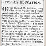 Fig. 28. “Weekly Messenger” (Richmond, KY), 11 January 1820, p. 3.