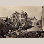 Fig. 21: Ruins of the Charles Pinckney Mansion (constructed 1745–1750), photographed by George N. Barnard, 1862–1865. Collection of the U.S. National Archives and Records Administration, 165-SC-59.