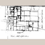 Fig. 34: Plat of the Benjamin Smith House. John McCrady Plat Collection, Plat #557, Charleston County Register Mesne Conveyance, Charleston, SC.