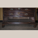 Fig. 47: Bottom drawer runner system of desk and bookcase illustrated in Fig. 39.