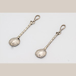 Fig. 12 Back view of salt spoons illustrated in Figure 11. The shell shape of the bowls is better defined on the reverse.