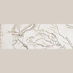Fig. 22 Detail of map illustrated in Figure 20 showing Tarleton’s route. The notation reads “Lt. Col. Tarleton detached for Charlottesville.”