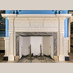 Fig. 6: White Hall mantel. Photo by Daniel Ackermann.