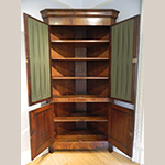 Fig. 8 Interior of the corner cupboard illustrated in Figure 1. Photo courtesy of Burritt on the Mountain.