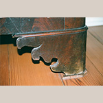 Fig. 16 Detail of the scroll style feet on the bookcases illustrated in Figure 14. Photo courtesy of the author.