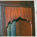 Fig. 17 Detail of Gothic arch on the doors of bookcases illustrated in Figure 14. Photo courtesy of the author.