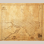 Fig. 14: "Plan of the town of New Bern and Dryborough…," Jonathan Price (surveyor), Allen Fitch (engraver), c.1817, New Bern, North Carolina. Ink on paper; HOA: 19-3/4”, WOA: 23-1/8”. Tryon Palace, North Carolina Department of Cultural Resources, Division of Archives and History, acc. TP.1987.065.001. Online: http://newbern.cpclib.org/digital/TP1987065001.html (accessed 27 May 2014).