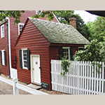 Fig. 10: Schultz Shoemaker Shop, 1827, Salem, NC (restored 1978).