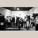 Fig. 3: Photograph of the opening event for the “The Swisegood School of Cabinetmaking” exhibition, MESDA, 1973.