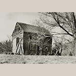Fig. 92: Photograph of the John Specker Jacob Sink and Magdalena Clodfelter Sink homestead, ca. 1830, that once stood in northern Davidson Co., NC. MESDA Object Database file S-1708.