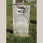 Fig. 93: Gravestone of John Swisegood, ca. 1874, Round Prairie Cemetery, Birmingham, Schuyler Co., IL. Photograph courtesy of www.findagrave.com.