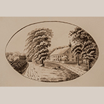 Fig. 110: “Friedberg Church,” ca. 1845. Ink on paper. Old Salem Collection, Acc. 4240.8, Gift of the Estate of Margaret McCuiston.