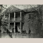 Fig. 123: Early photograph of Dr. William Dobson’s House, ca. 1890, Davidson Co., NC (original site). Courtesy of house’s current owner.