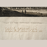 Fig. 23: Detail of note on MESDA’s copy of “View on the Potomac” (Fig. 2).