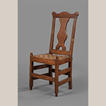 Fig. 1 Side Chair; Augusta or Rockbridge County, Virginia; 1770–1790. Walnut and split oak; HOA: 37.625″; WOA: 17.125″. MESDA Acc. 2424, MESDA Purchase Fund.