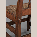 Fig. 3 Detail of the half-moon through tenons on the side chair illustrated in Figure 1.
