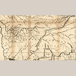 Fig. 2: Detail of Southwest Territory from “Map of the state of Kentucky: with adjoining territories / by J. Russell,” published by H.D. Symonds, 1794, London, England. Ink on paper; HOA: 15”, WOA: 17-3/4”. Library of Congress Geography and Map Division, G3950 1794.R8.