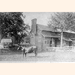 Fig. 9: Log house built c.1790 by Samuel Crawford on the waters of Whites Creek, Knox County, Tennessee. Image courtesy of Clifford Quinton.