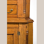 Fig. 14: Detail of door hinges on corner cupboard illustrated in Fig. 1 (MESDA Acc. 5422).