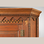 Fig. 37: Detail of quarter column on corner cupboard illustrated in Fig. 36 (MRF 32,407).