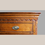 Fig. 47: Detail of cornice on chest of drawers illustrated in Fig. 7 (MRF 11,647).