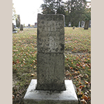Fig. 71: Gravestone of Jonathan Ross (1748–1832), Honey Creek Cemetery, Christianburg, Champaign Co., OH. Photograph courtesy of www.findagrave.com, Memorial ID 20812722.