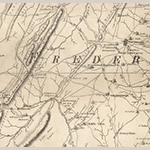 Fig. 74: Fawcett Gap area on Little North Mountain in southwestern Frederick County detailed from the map illustrated in Fig. 1.