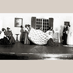 Fig. 78: Members of Hopewell-Centre Meeting in a historical reenactment during a benefit performance for the Civic League Milk Fund; unknown photographer, ca.1930. Collection of the Stewart Bell Jr. Archives, Hopewell-Centre Meeting of the Religious Society of Friends Records, no. 1615-25 thl, Handley Regional Library, Winchester, VA.